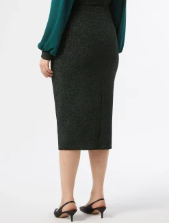 Discount Marina Rinaldi Stretch jersey skirt DARKGREEN