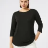 Hot Marina Rinaldi Stretch jersey T-shirt BLACK