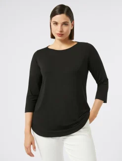 Hot Marina Rinaldi Stretch jersey T-shirt BLACK