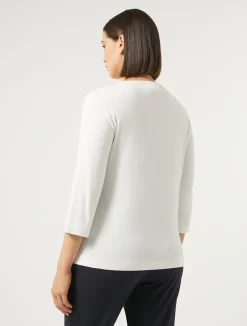 New Marina Rinaldi Stretch jersey T-shirt IVORY