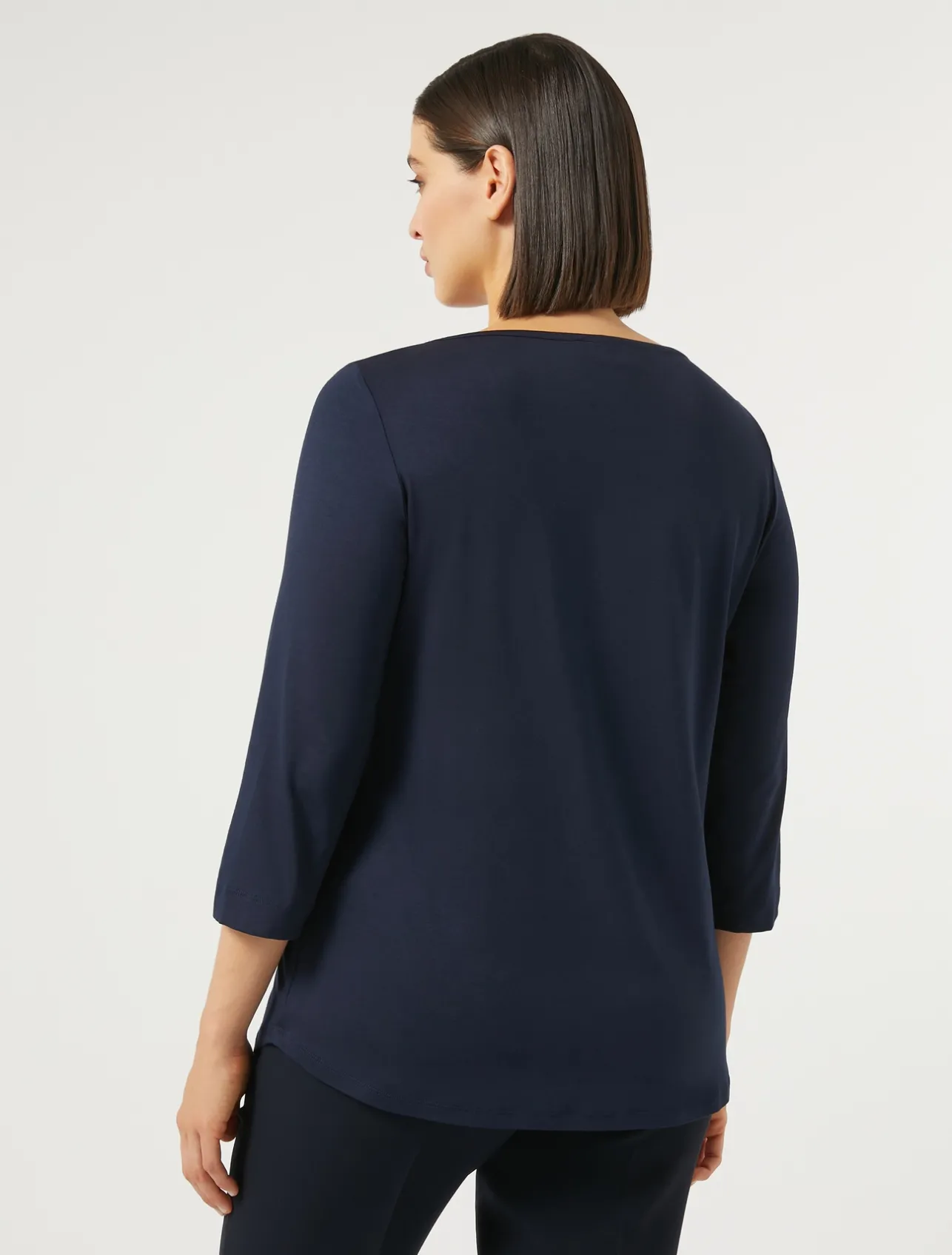 Online Marina Rinaldi Stretch jersey T-shirt MIDNIGHTBLUE