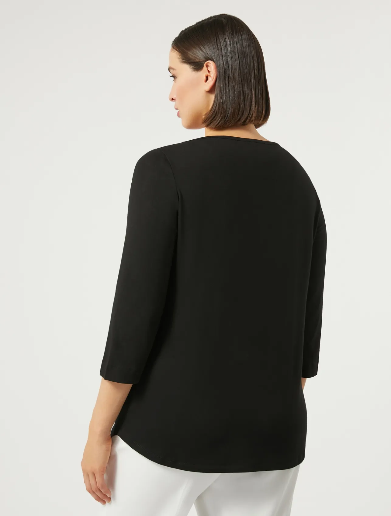 Hot Marina Rinaldi Stretch jersey T-shirt BLACK