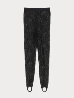 New Marina Rinaldi Stretch lace leggings BLACK