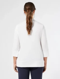 Clearance Marina Rinaldi Stretch poplin shirt OPTICALWHITE