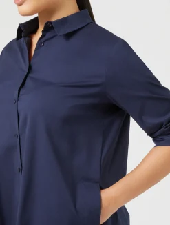 New Marina Rinaldi Stretch poplin shirt CORNFLOWERBLUE