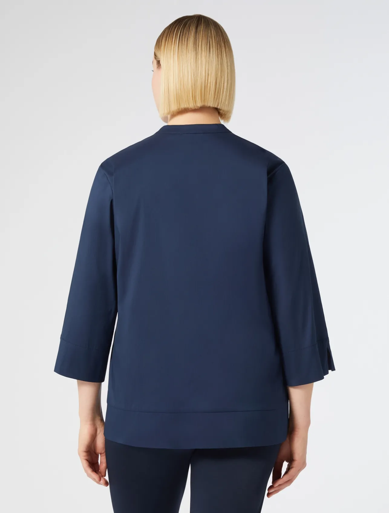 Hot Marina Rinaldi Stretch poplin shirt MIDNIGHTBLUE