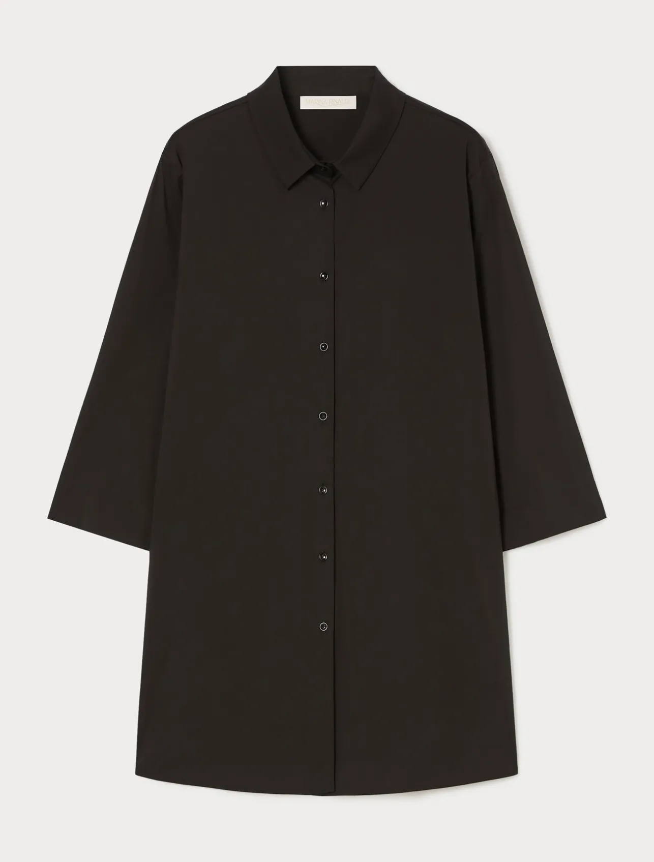 Hot Marina Rinaldi Stretch poplin shirt BLACK