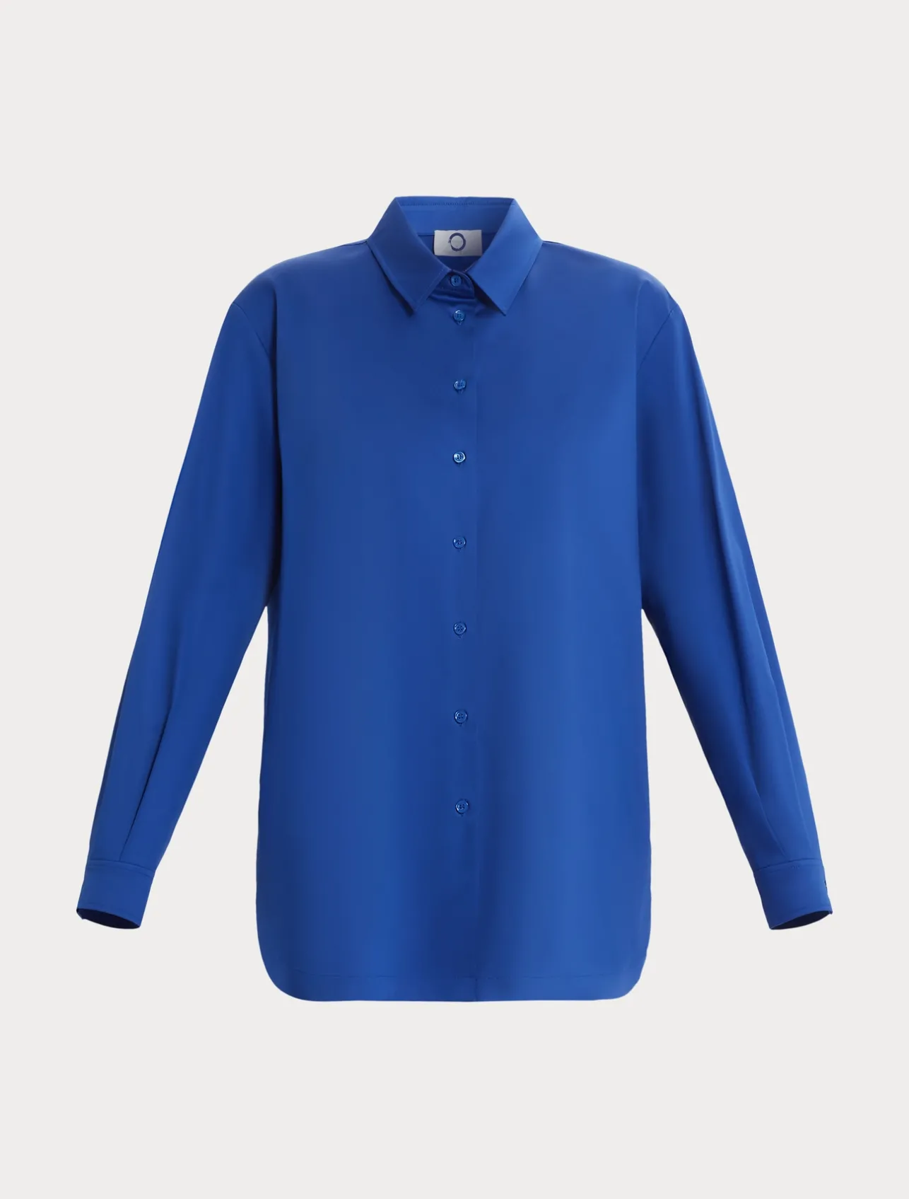 Hot Marina Rinaldi Stretch satin shirt CHINABLUE