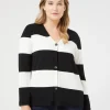 Clearance Marina Rinaldi Stretch viscose cardigan BLACK