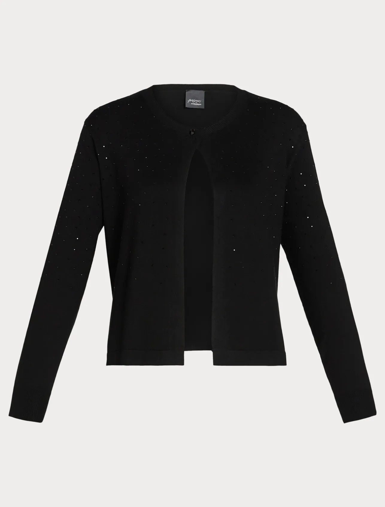 Discount Marina Rinaldi Stretch viscose cardigan BLACK