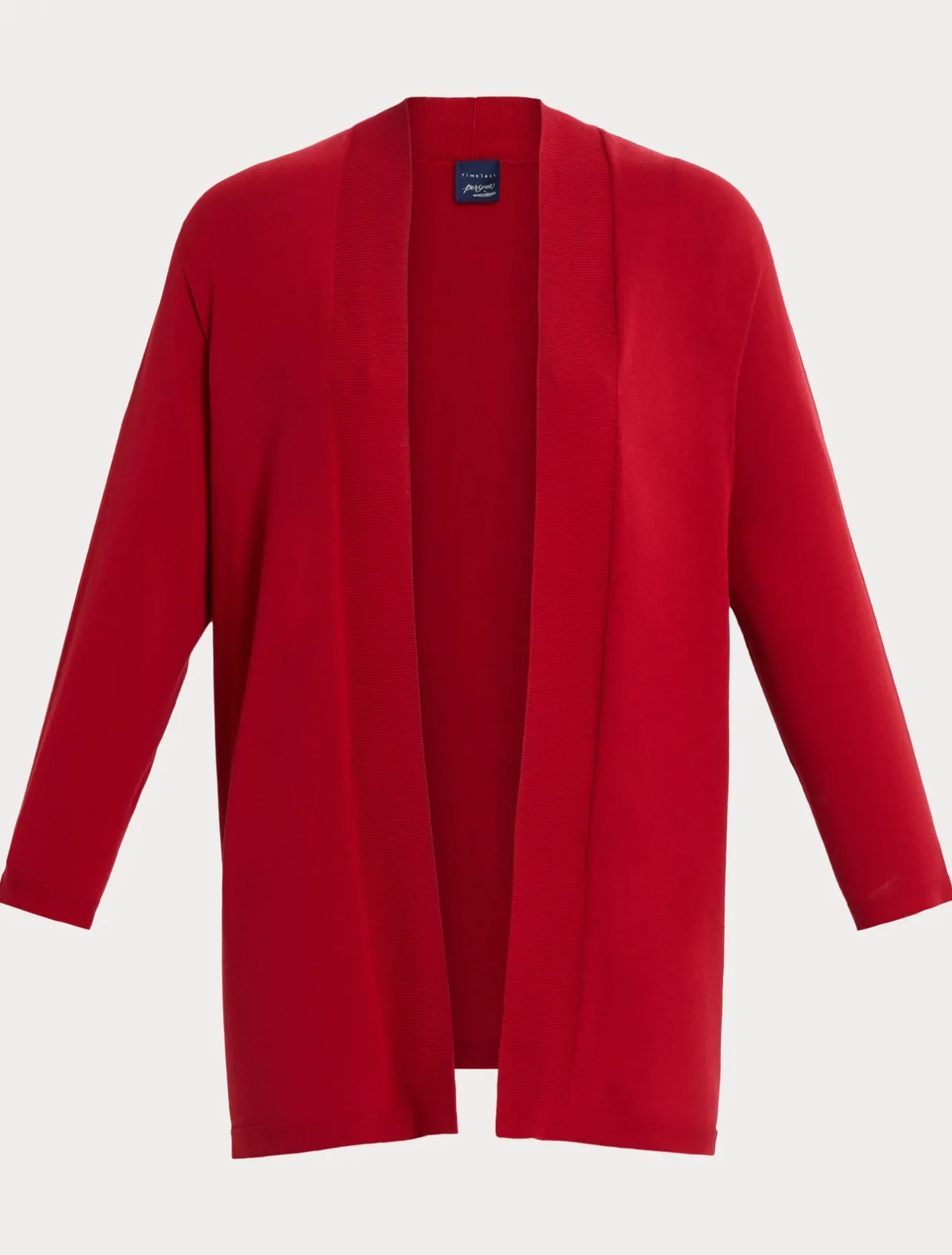 Clearance Marina Rinaldi Stretch viscose crepe cardigan RED