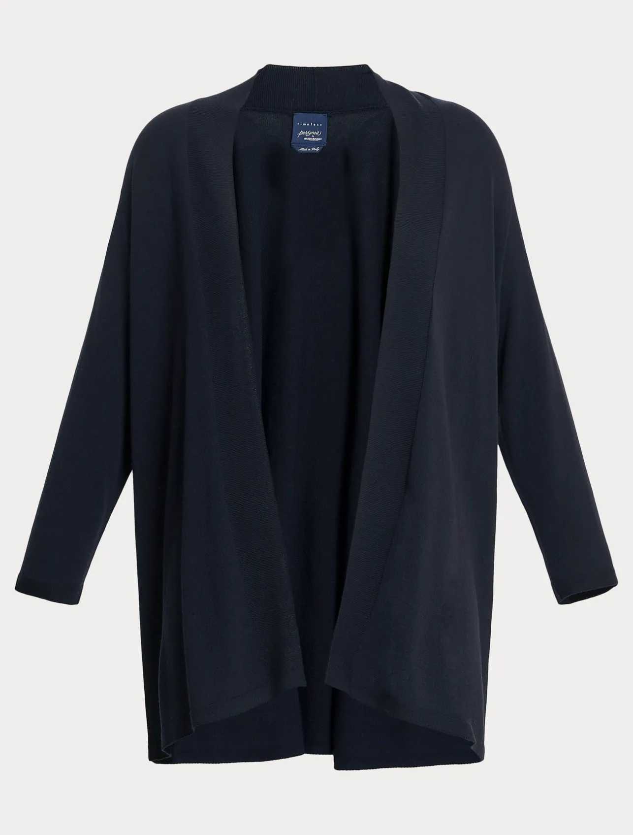 Sale Marina Rinaldi Stretch viscose crepe cardigan ULTRAMARINE