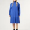 Best Marina Rinaldi Stretch viscose dress CORNFLOWERBLUE