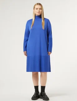 Best Marina Rinaldi Stretch viscose dress CORNFLOWERBLUE