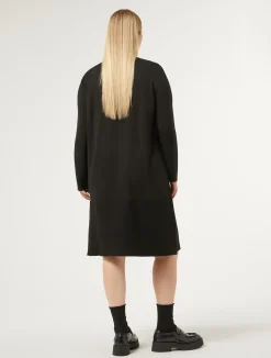 Outlet Marina Rinaldi Stretch viscose dress BLACK