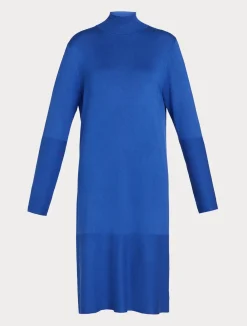 Best Marina Rinaldi Stretch viscose dress CORNFLOWERBLUE