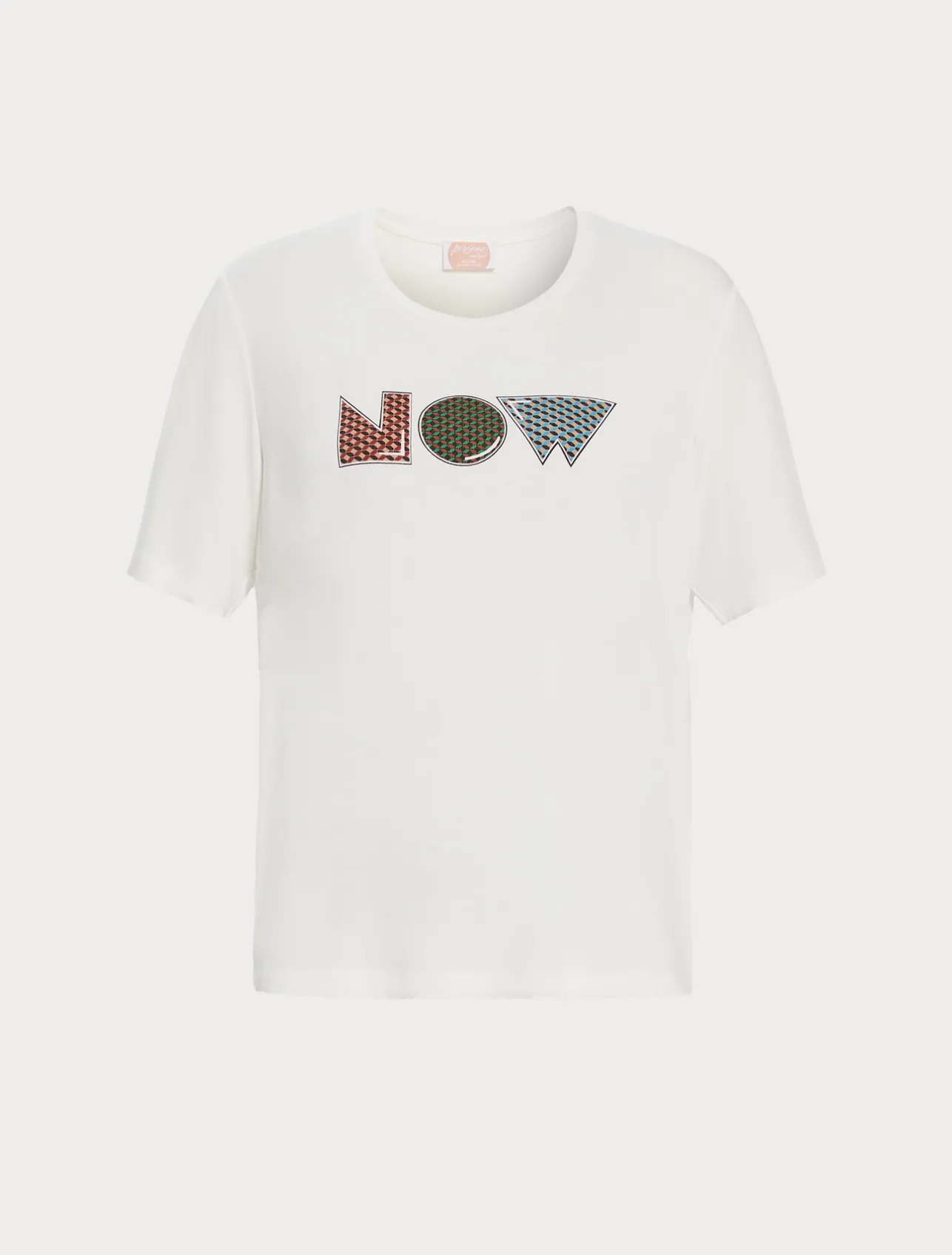 Best Marina Rinaldi Stretch viscose jersey T-shirt WHITE
