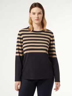 Online Marina Rinaldi Stretch viscose jumper MIDNIGHTBLUE