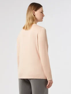 Outlet Marina Rinaldi Stretch viscose jumper MAUVE
