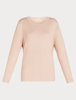 Outlet Marina Rinaldi Stretch viscose jumper MAUVE
