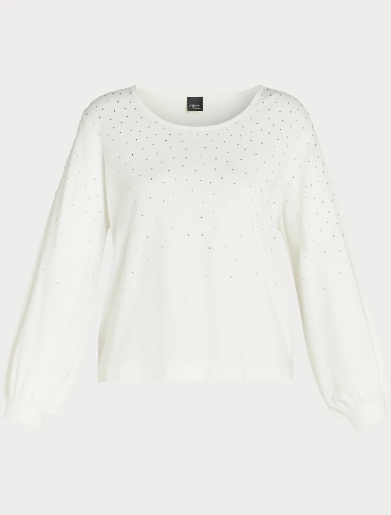 Hot Marina Rinaldi Stretch viscose jumper WHITE