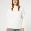 Hot Marina Rinaldi Stretch viscose sweater WHITE