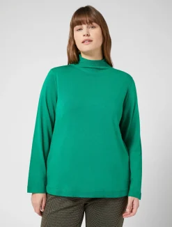 Discount Marina Rinaldi Stretch viscose sweater EMERALD