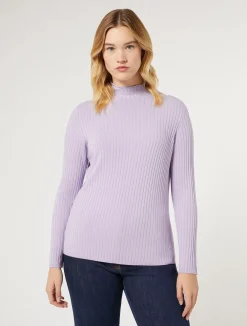 Discount Marina Rinaldi Stretch viscose sweater LILAC