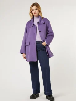 Discount Marina Rinaldi Stretch viscose sweater LILAC