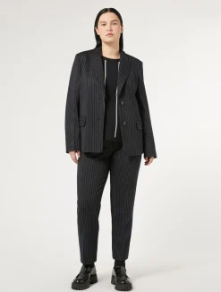 Outlet Marina Rinaldi Stretch viscose sweater ULTRAMARINE