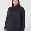 Hot Marina Rinaldi Stretch viscose turtleneck MIDNIGHTBLUE