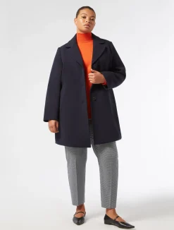 Outlet Marina Rinaldi Stretch viscose turtleneck RUST