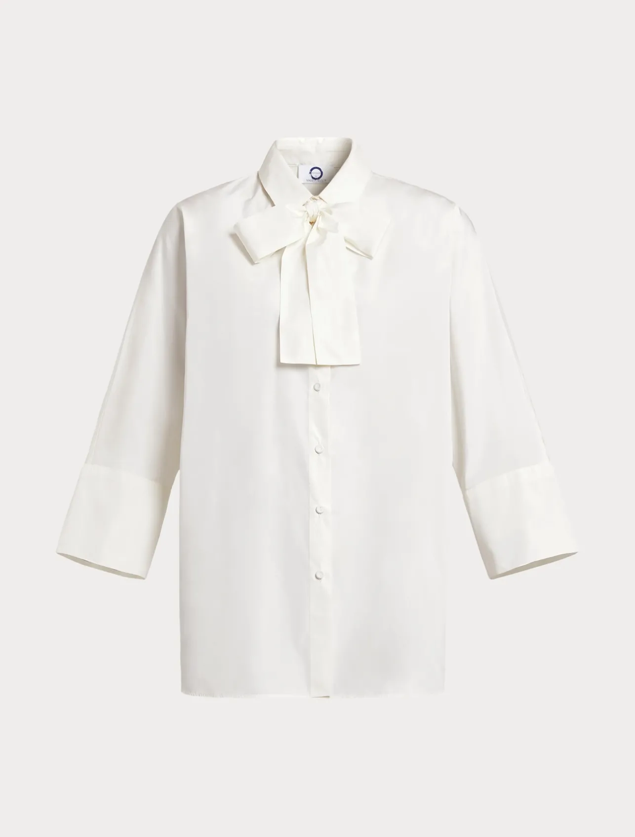 Best Marina Rinaldi Taffeta shirt WHITE