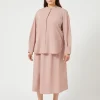 Best Marina Rinaldi Taffeta skirt ANTIQUEROSE