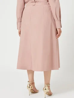 Best Marina Rinaldi Taffeta skirt ANTIQUEROSE