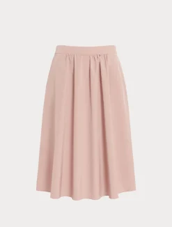 Best Marina Rinaldi Taffeta skirt ANTIQUEROSE