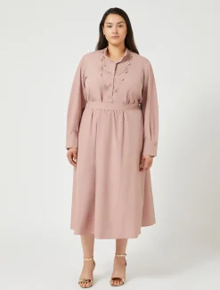 Best Marina Rinaldi Taffeta skirt ANTIQUEROSE