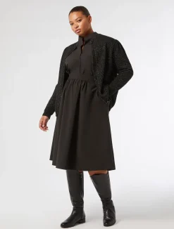 Sale Marina Rinaldi Taffeta skirt BLACK