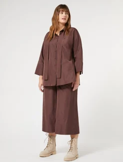 Discount Marina Rinaldi Taffeta trousers FARD