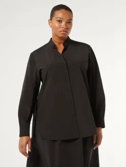 Sale Marina Rinaldi Taffeta tunic BLACK