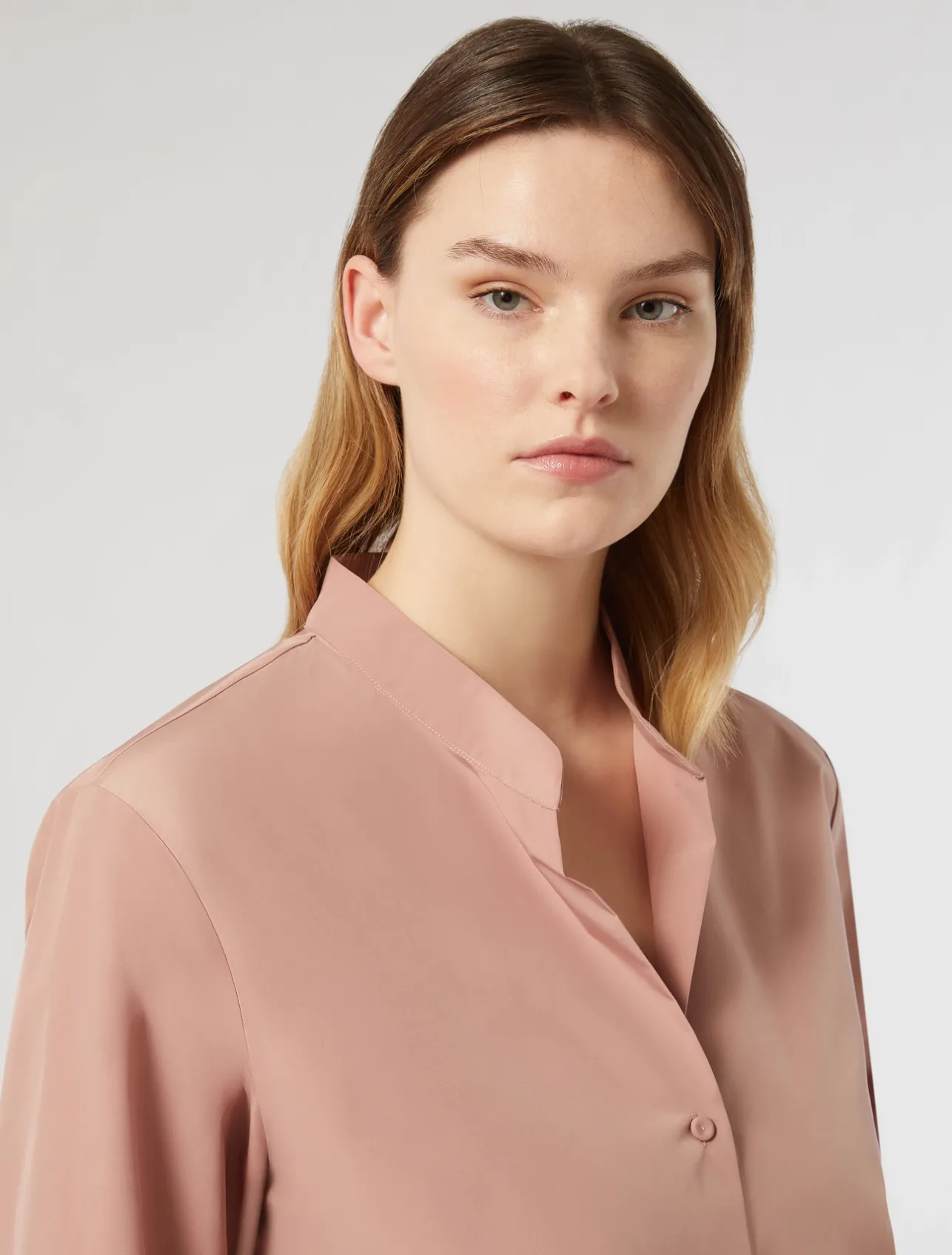 Clearance Marina Rinaldi Taffeta tunic ANTIQUEROSE