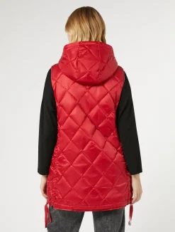 Online Marina Rinaldi Technical fabric gilet RED