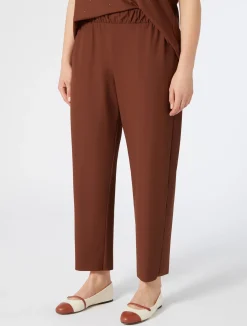 Online Marina Rinaldi Technical jersey trousers COPPER