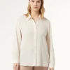 Fashion Marina Rinaldi Technical-fabric shirt MILK