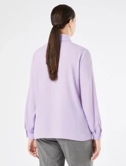 New Marina Rinaldi Technical-fabric shirt MAUVE