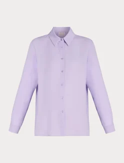 New Marina Rinaldi Technical-fabric shirt MAUVE