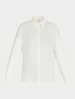Fashion Marina Rinaldi Technical-fabric shirt MILK