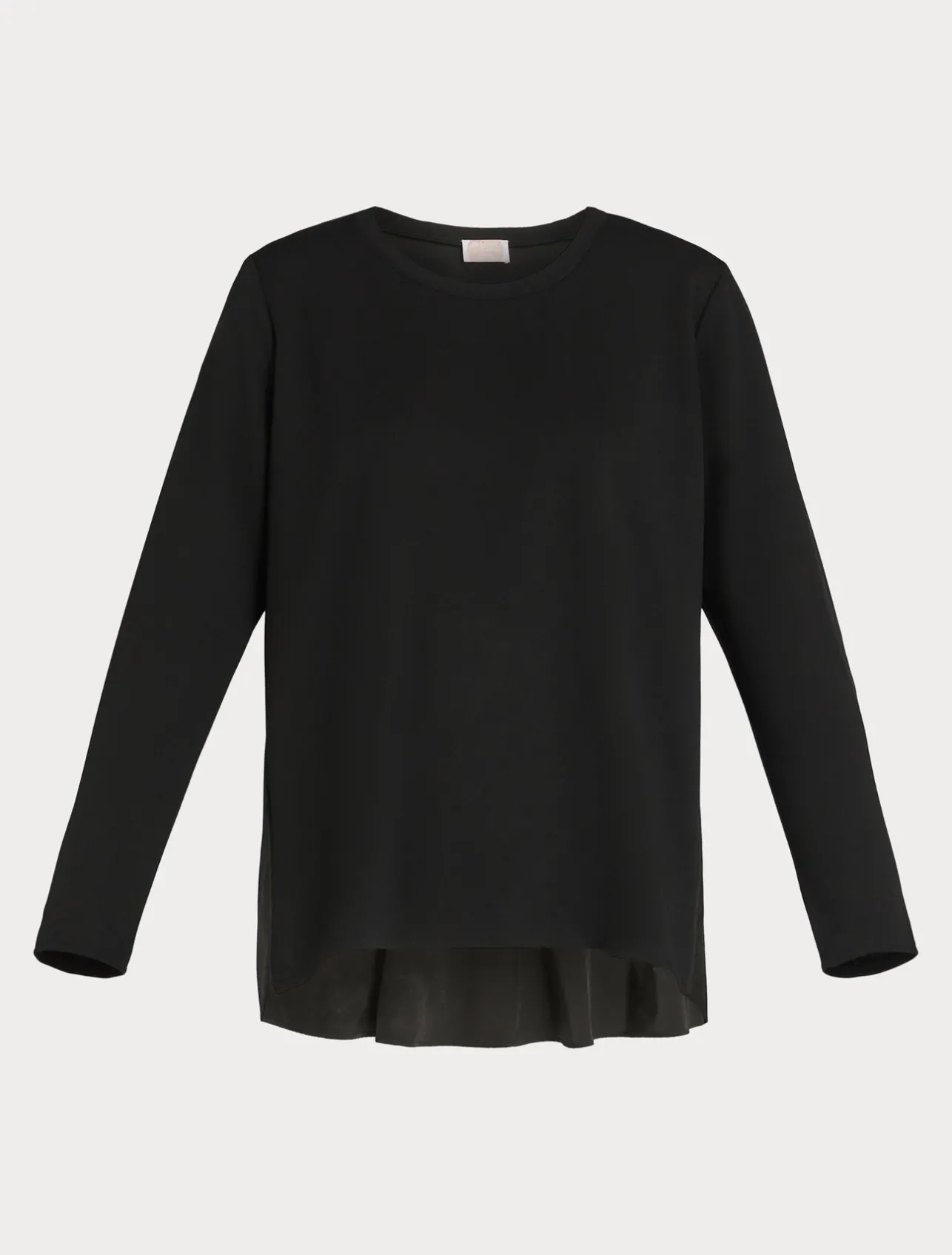 Online Marina Rinaldi Technical-fabric sweatshirt BLACK