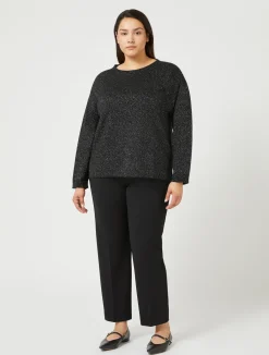 Discount Marina Rinaldi Technical-fabric trousers BLACK