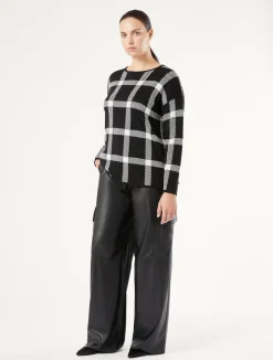 New Marina Rinaldi Technical-fabric trousers BLACK